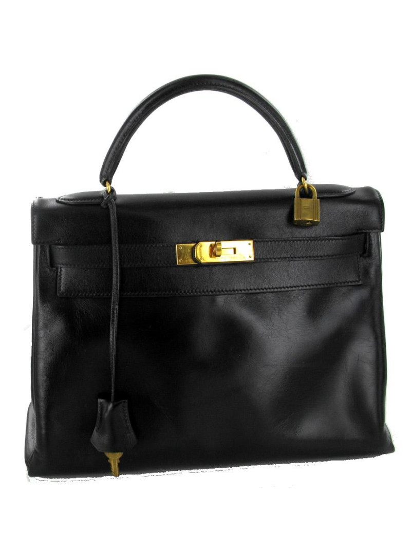 Kelly 32 vintage en box noir