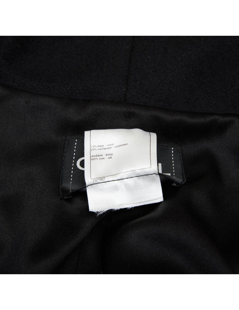 Manteau cape mi-longue taille 34 "Paris-Shangai" CHANEL