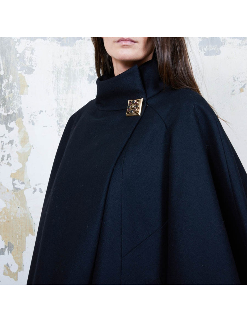 Manteau cape mi-longue taille 34 "Paris-Shangai" CHANEL