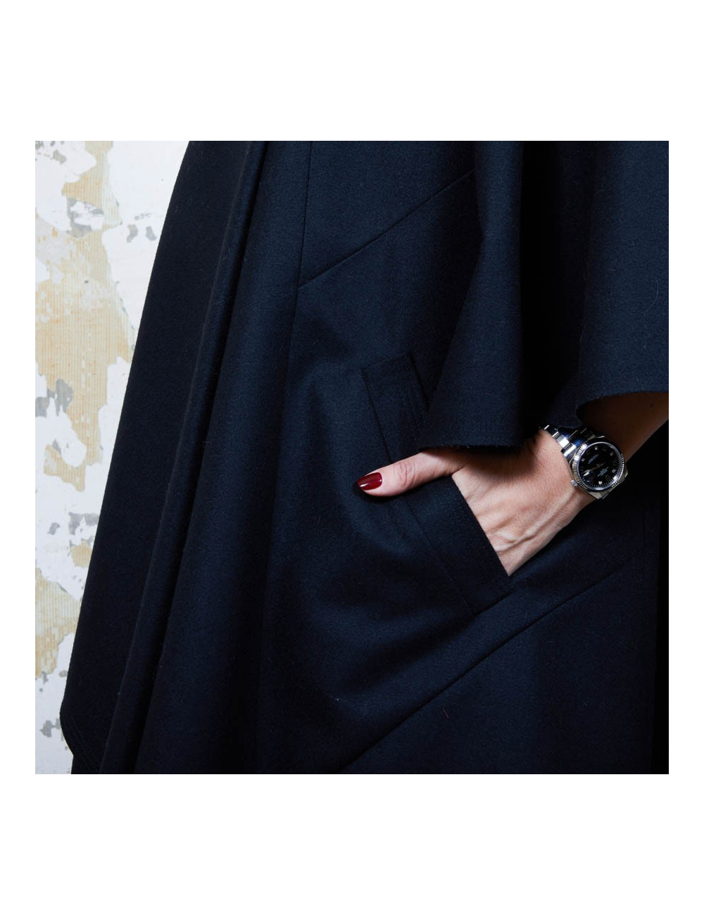 Manteau cape mi-longue taille 34 "Paris-Shangai" CHANEL