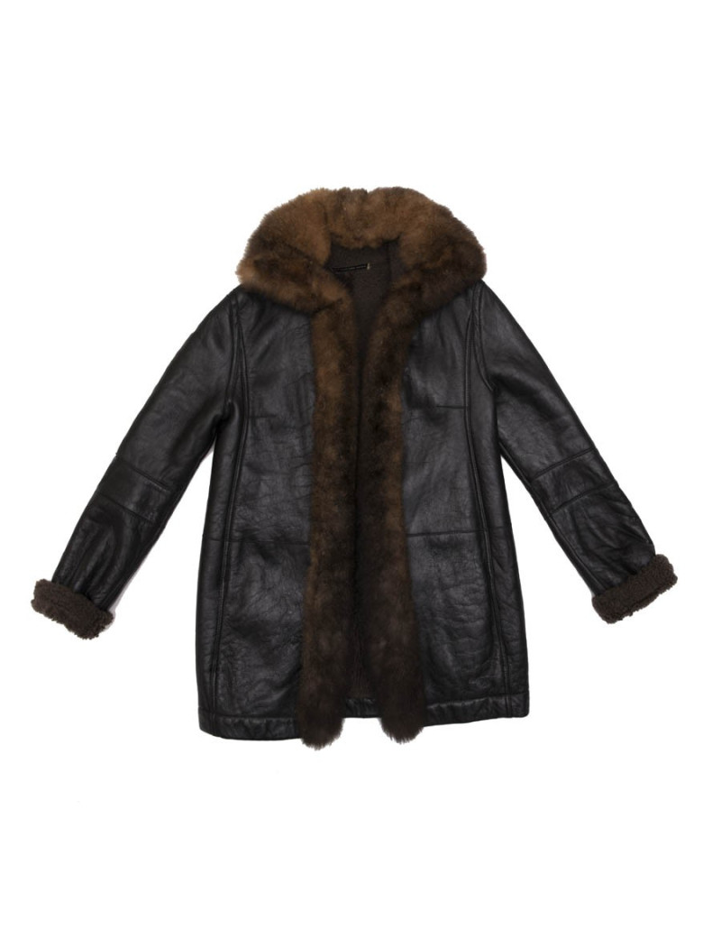 Veste BALENCIAGA peau retourné