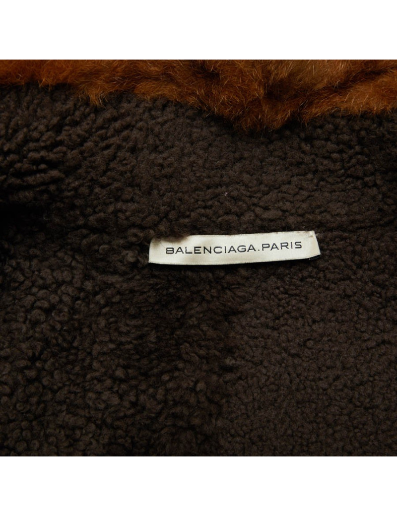 Veste BALENCIAGA peau retourné