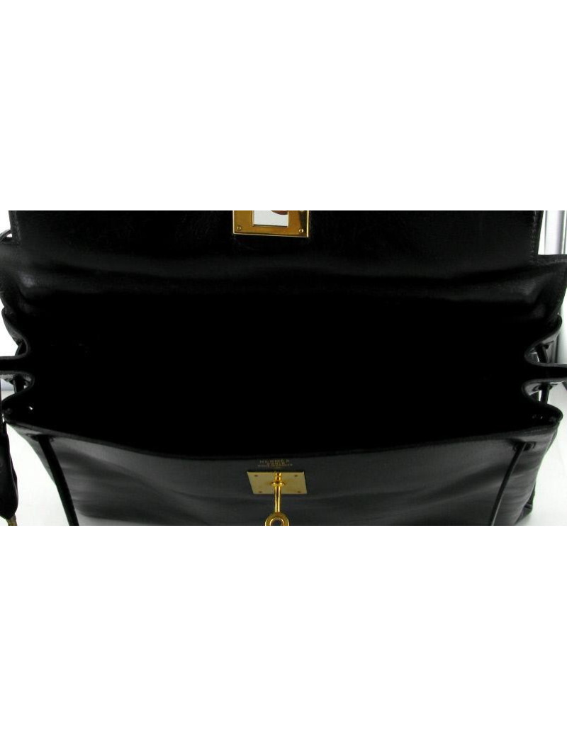 Kelly 32 vintage en box noir