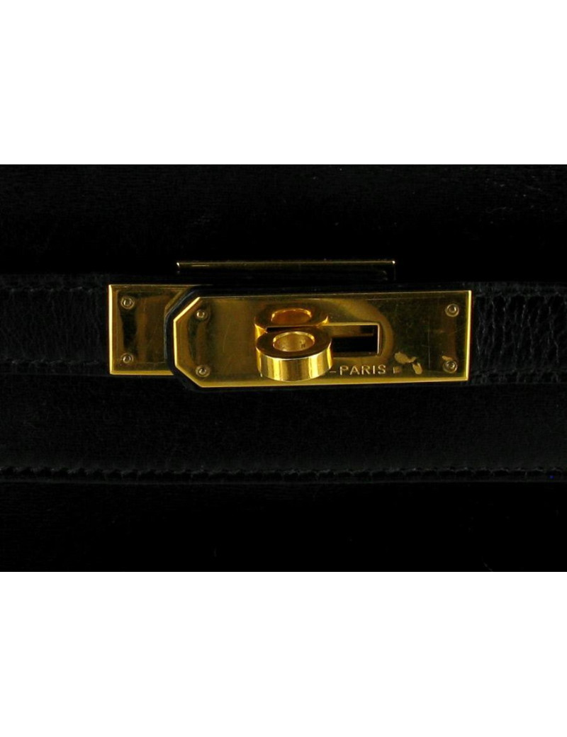 Kelly 32 vintage en box noir