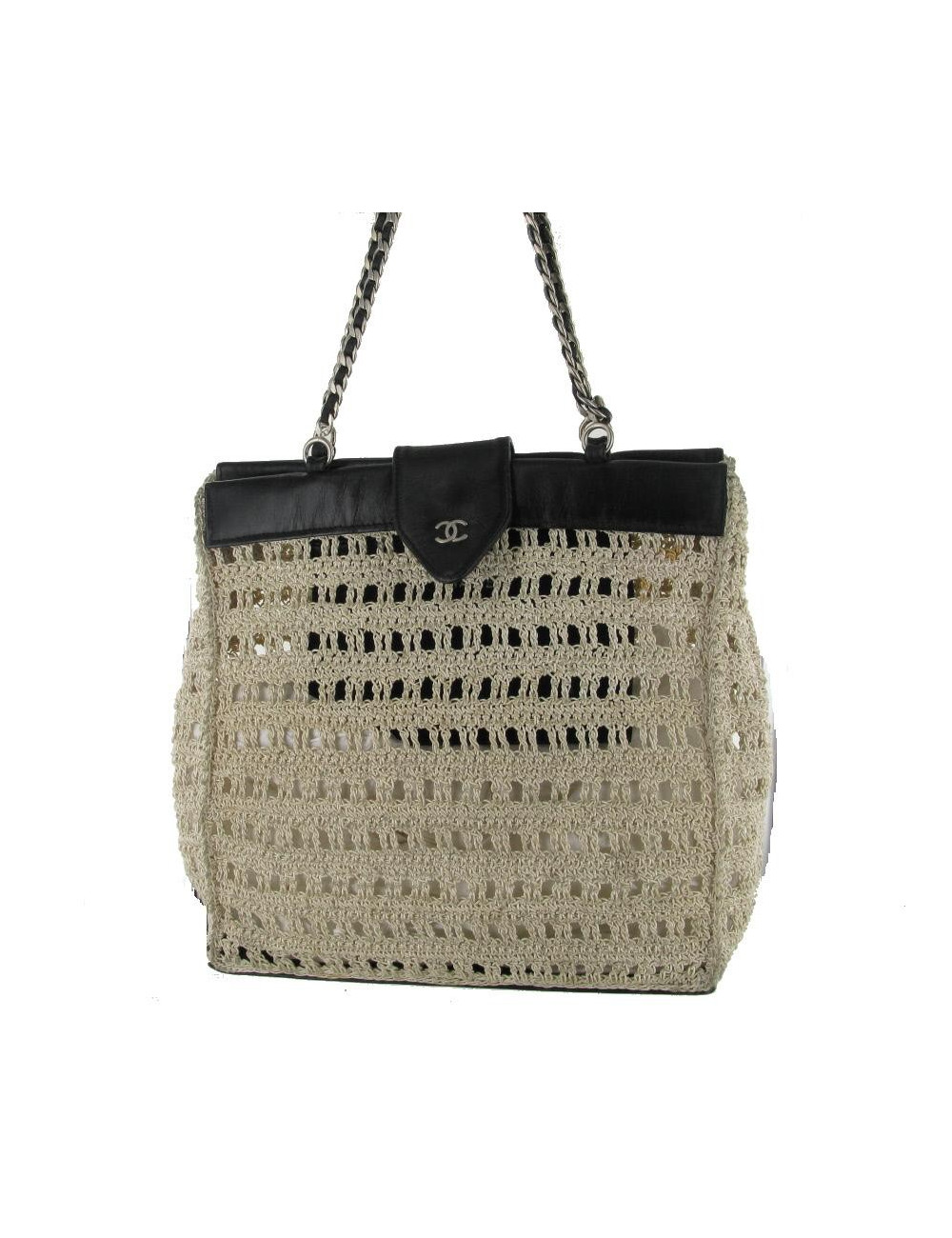 Sac en crochet CHANEL