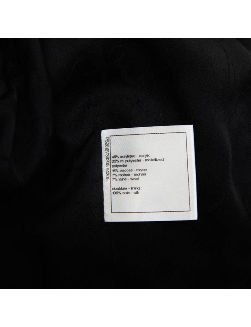 Veste courte T 38 CHANEL noir