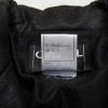 CHANEL dress jacket in black cotton and cashmere size 36FR