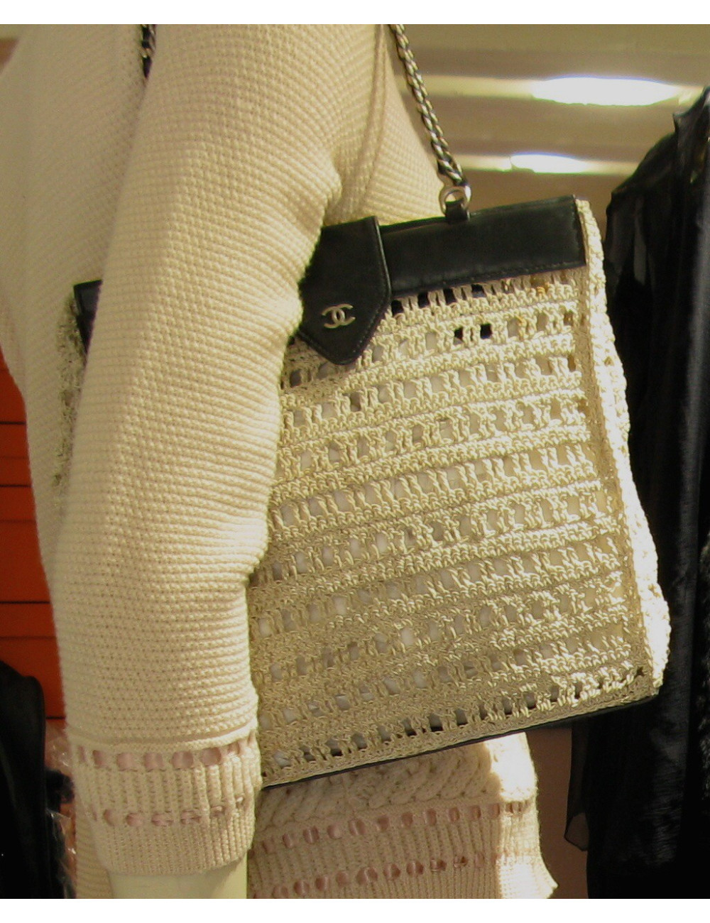 Sac en crochet CHANEL