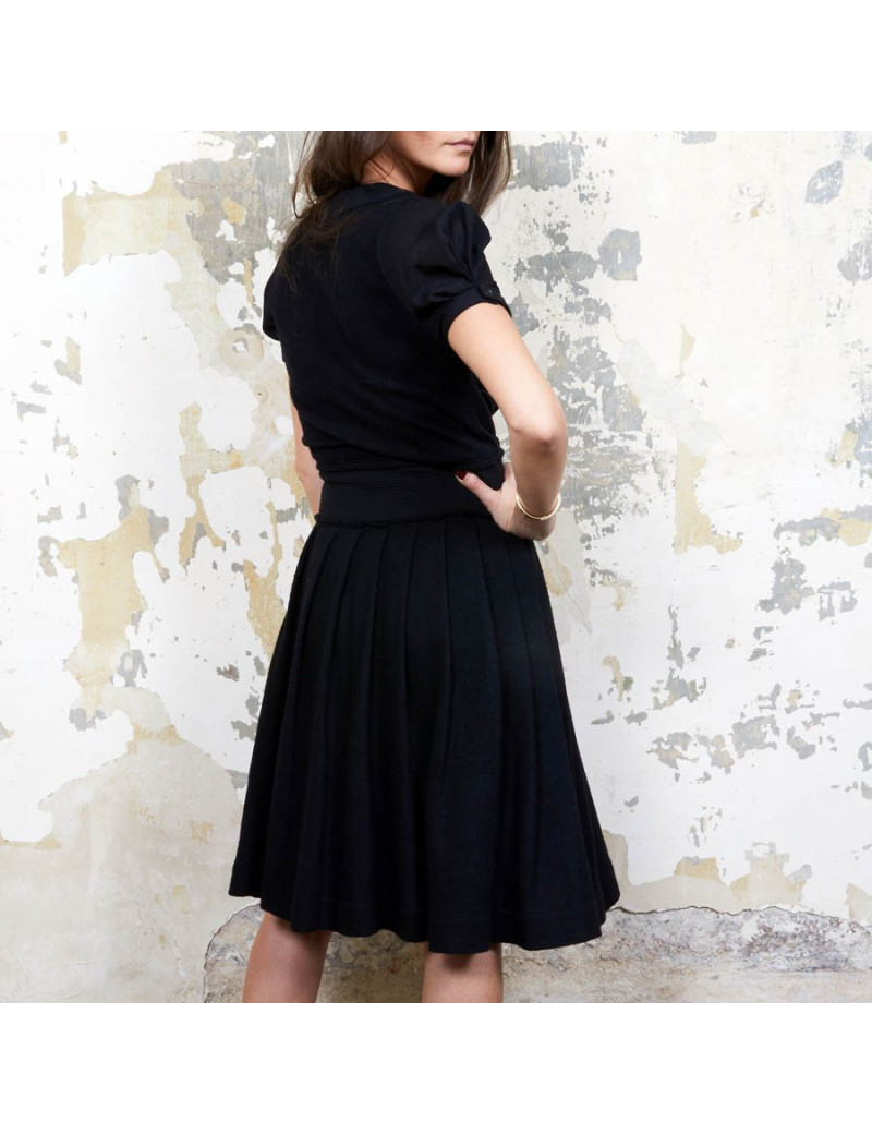 Robe VIKTOR & ROLF T 36 FR en laine noire