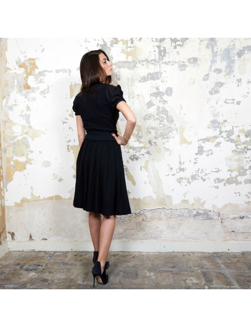 Robe VIKTOR & ROLF T 36 FR en laine noire