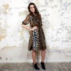 Robe YSL SAINT LAURENT T36 oie léopard