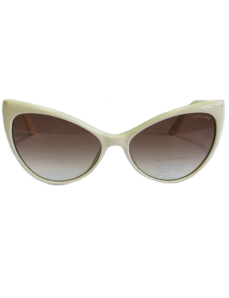 xxx Lunettes de soleil TOM FORD modèle Anastasia en plastique ivoire