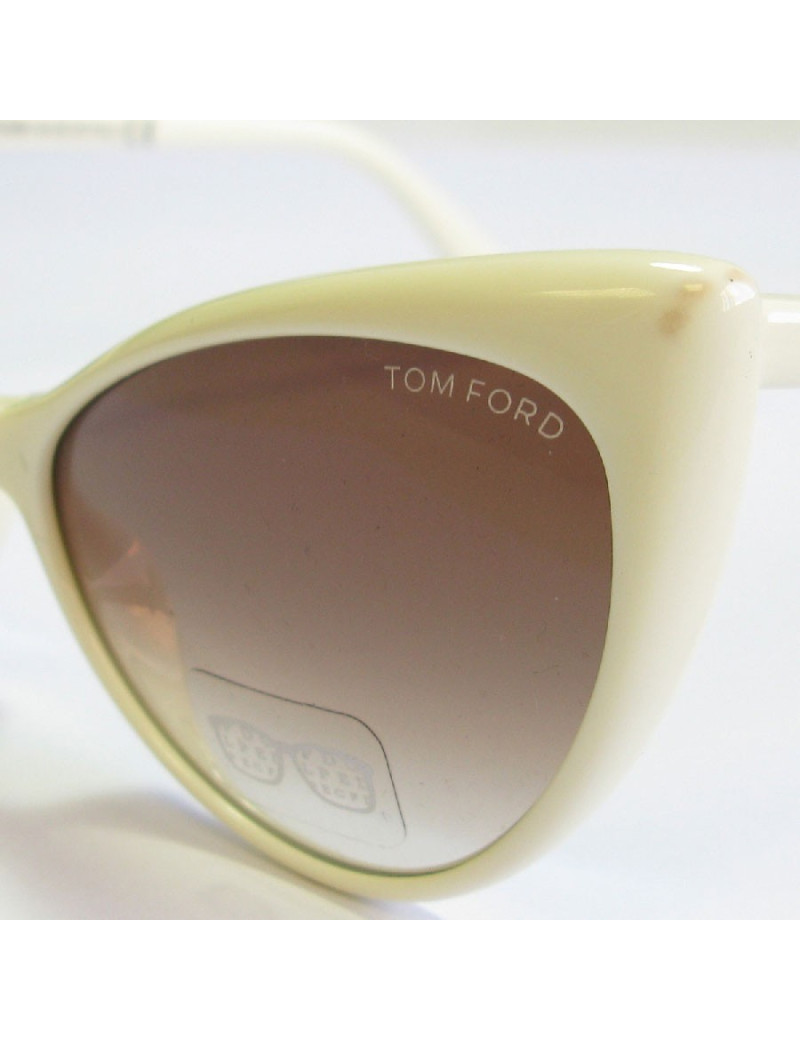 xxx Lunettes de soleil TOM FORD modèle Anastasia en plastique ivoire