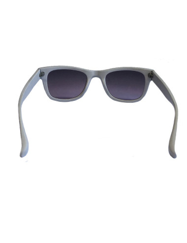 Lunettes de soleil LINDA FARROW LUXE en plastique gris mat 2