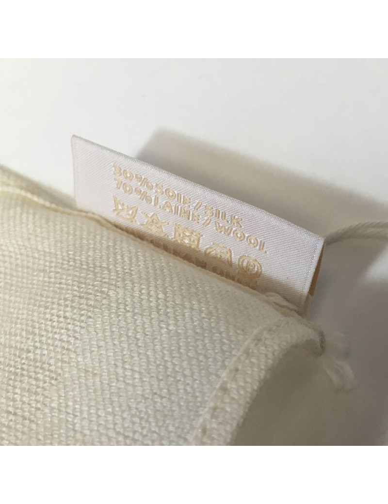  Etole CHLOE en laine et soie écru