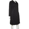 PRADA coat in black blistered fabric 40 IT / T 36 FR
