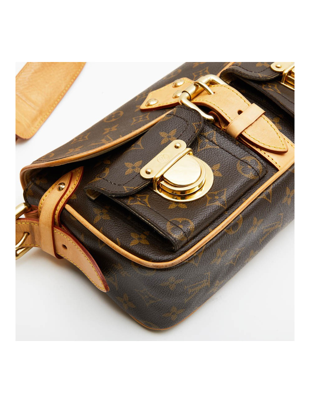 Sac cartable LOUIS VUITTON toile monogram marron