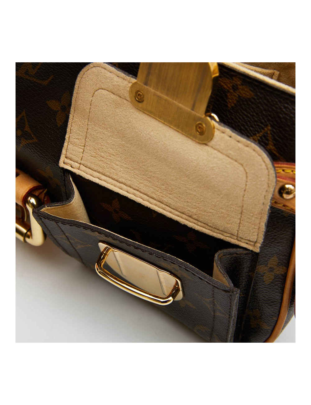 Sac cartable LOUIS VUITTON toile monogram marron