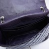 CHANEL maxi jumbo bag in purple patent leather