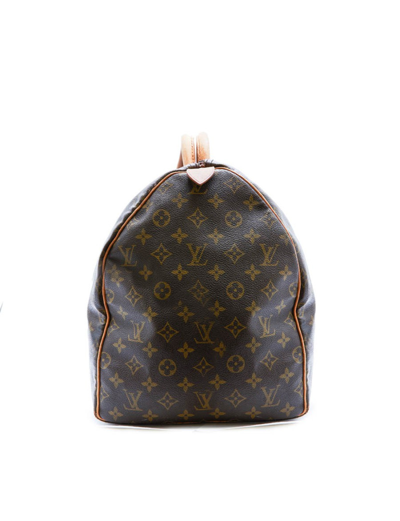 LOUIS VUITTON Keepall 55 bag in brown monogram canvas