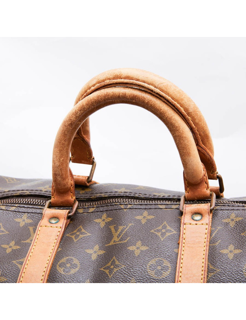 LOUIS VUITTON Keepall 55 bag in brown monogram canvas