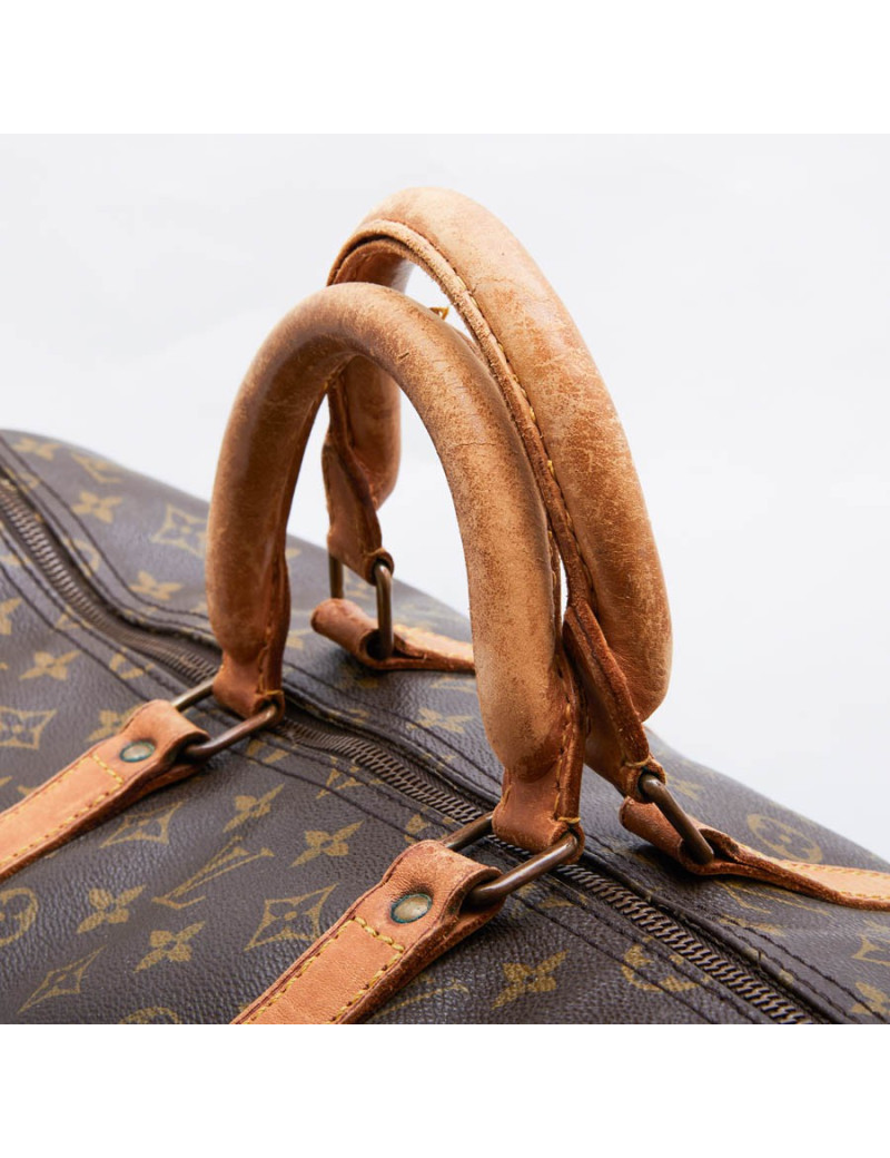 Sac Keepall 55 LOUIS VUITTON toile monogram marron