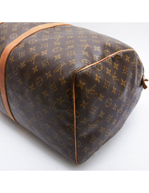 Sac Keepall 55 LOUIS VUITTON toile monogram marron
