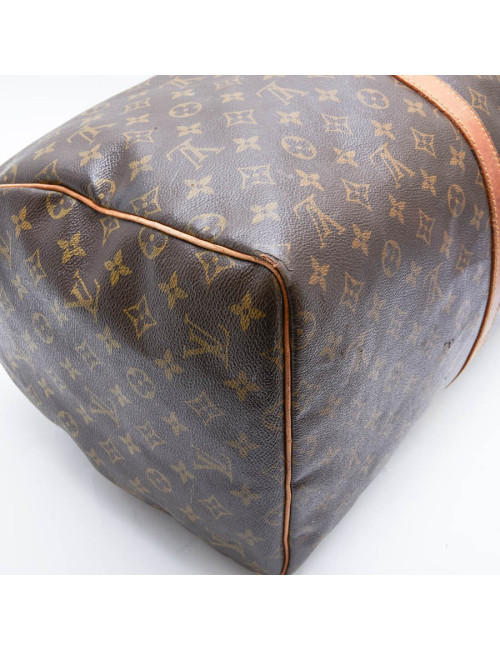 Sac Keepall 55 LOUIS VUITTON toile monogram marron