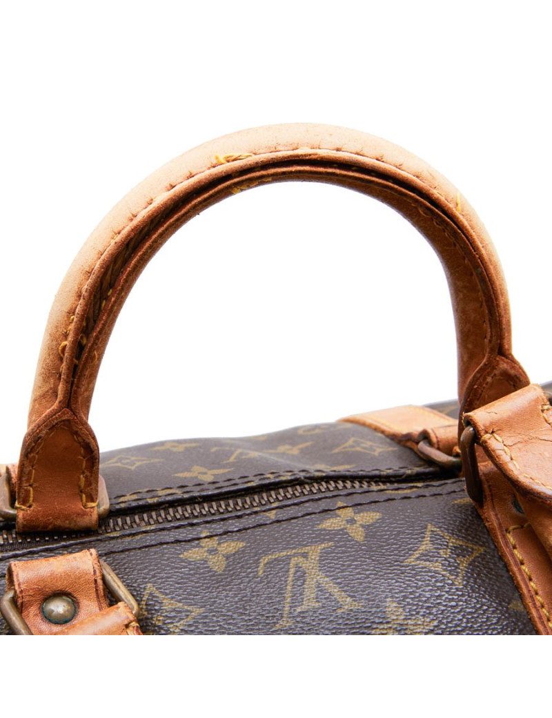 LOUIS VUITTON Keepall 55 bag in brown monogram canvas