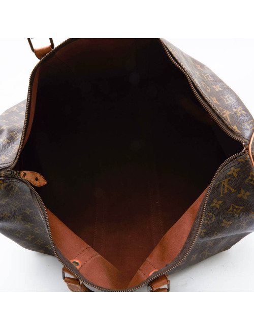 Sac Keepall 55 LOUIS VUITTON toile monogram marron