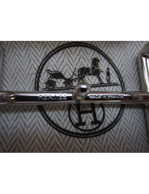 Ceinture HERMES réversible noir/gold T 85