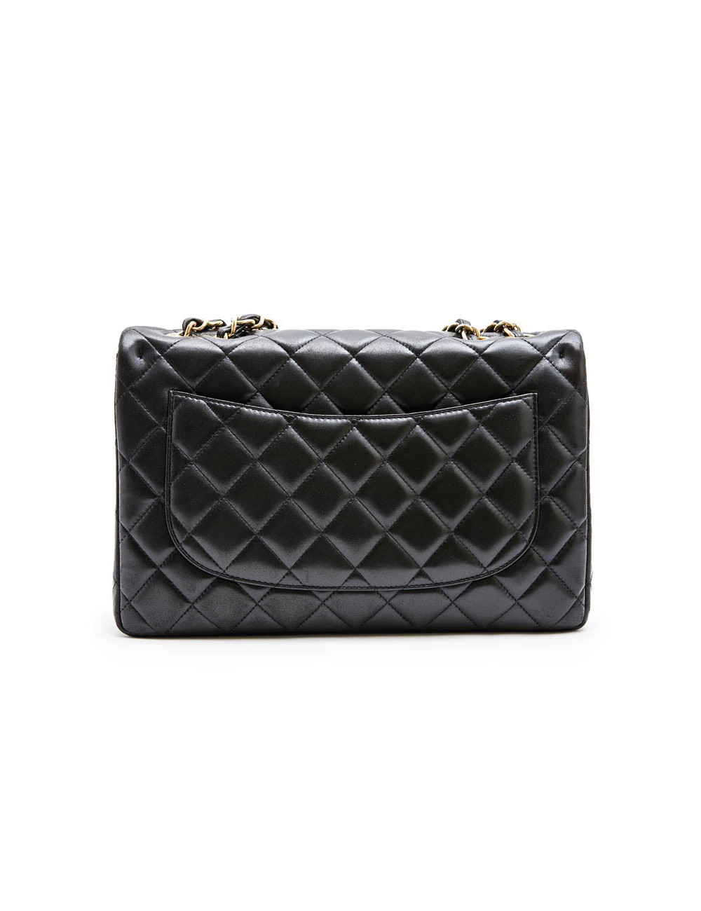 CHANEL Jumbo bag in black quilted smooth lamb leather