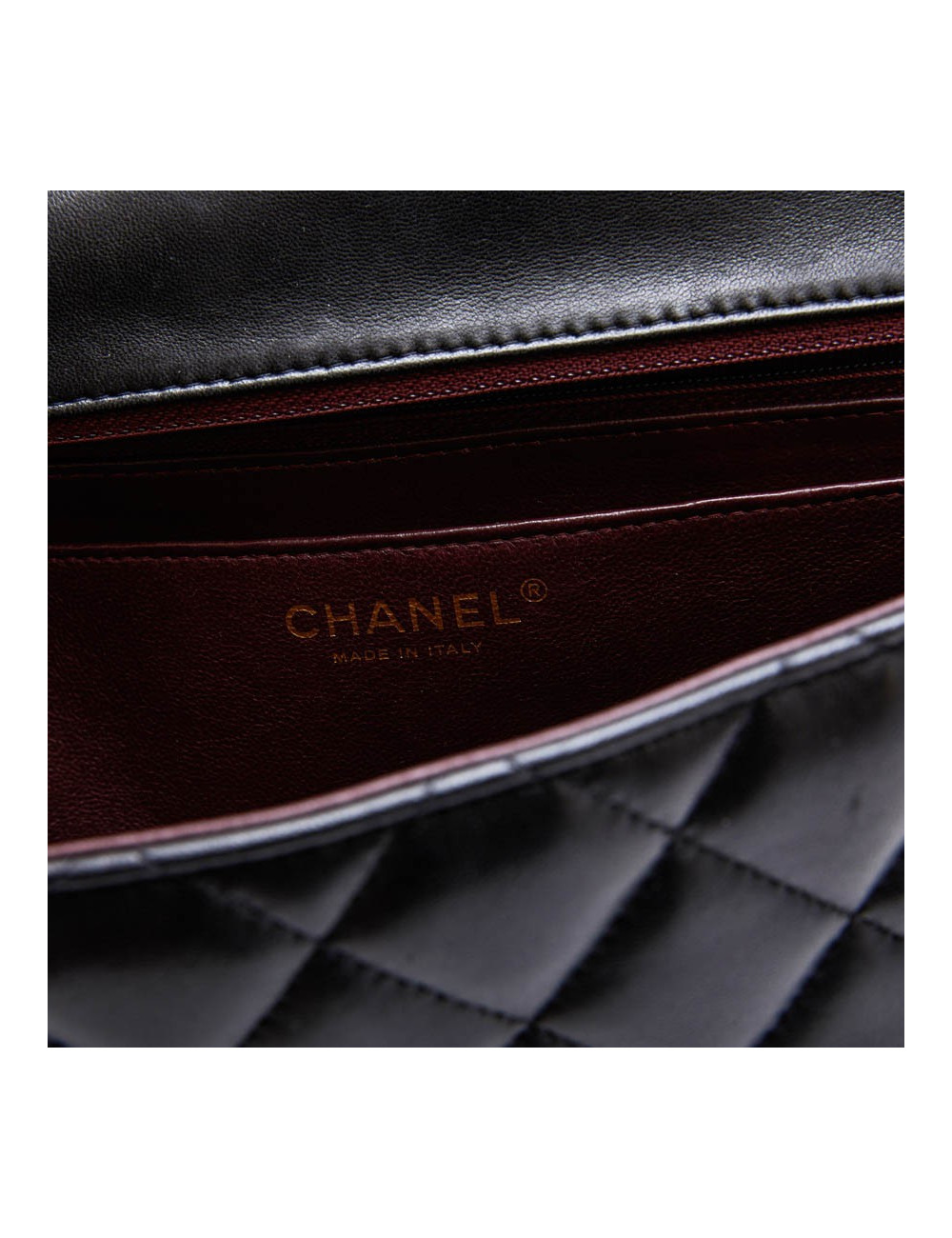 Sac Jumbo CHANEL cuir matelassé noir