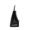 HERMES vintage 'Kelly 32' bag in black box leather