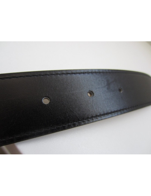 Ceinture HERMES réversible noir/gold T 85