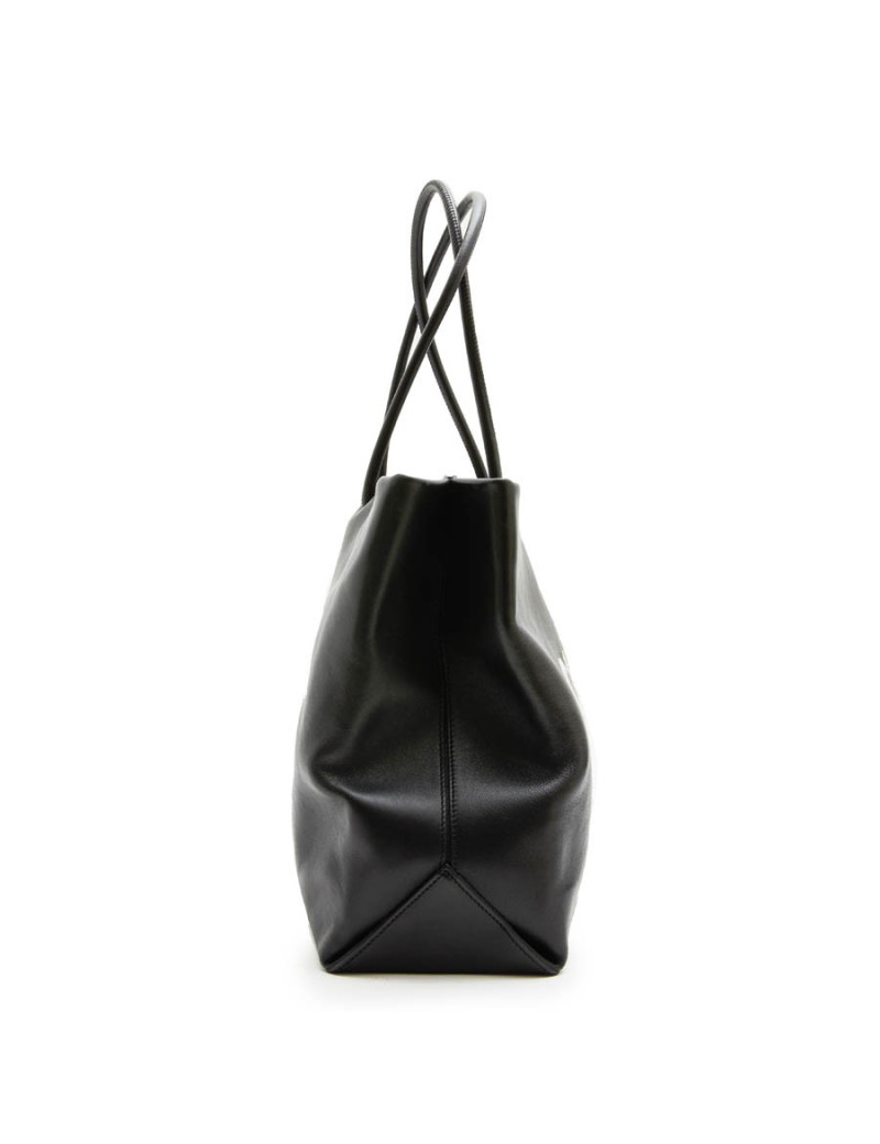 Sac CHANEL cuir lisse noir