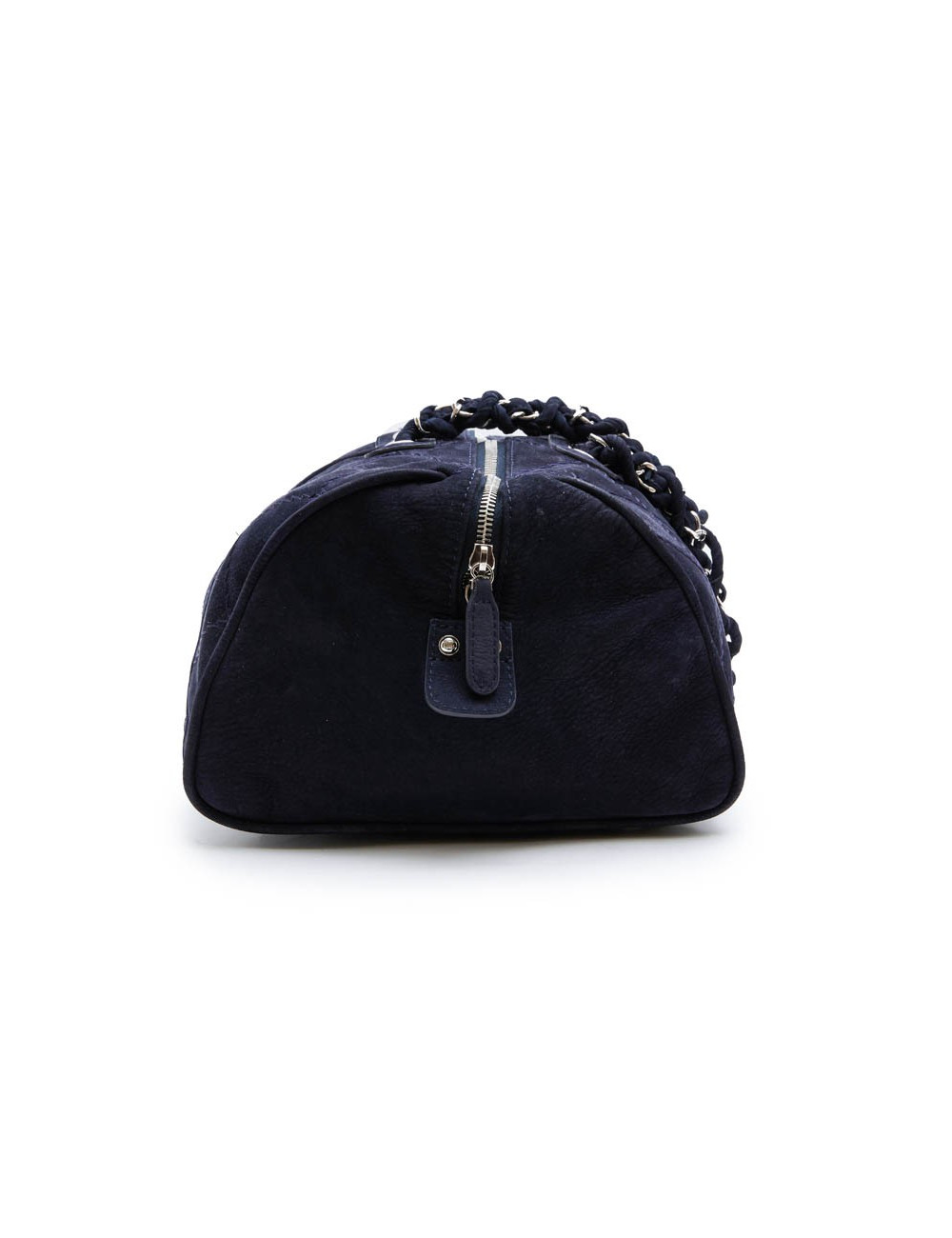 Sac CHANEL veau velours bleu marine