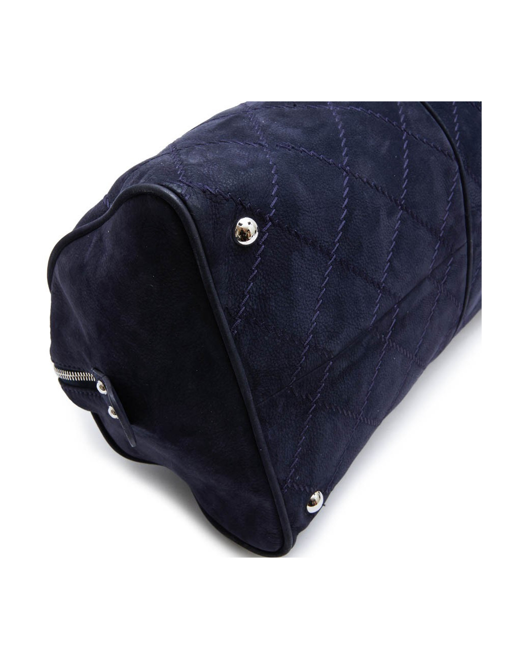 Sac CHANEL veau velours bleu marine