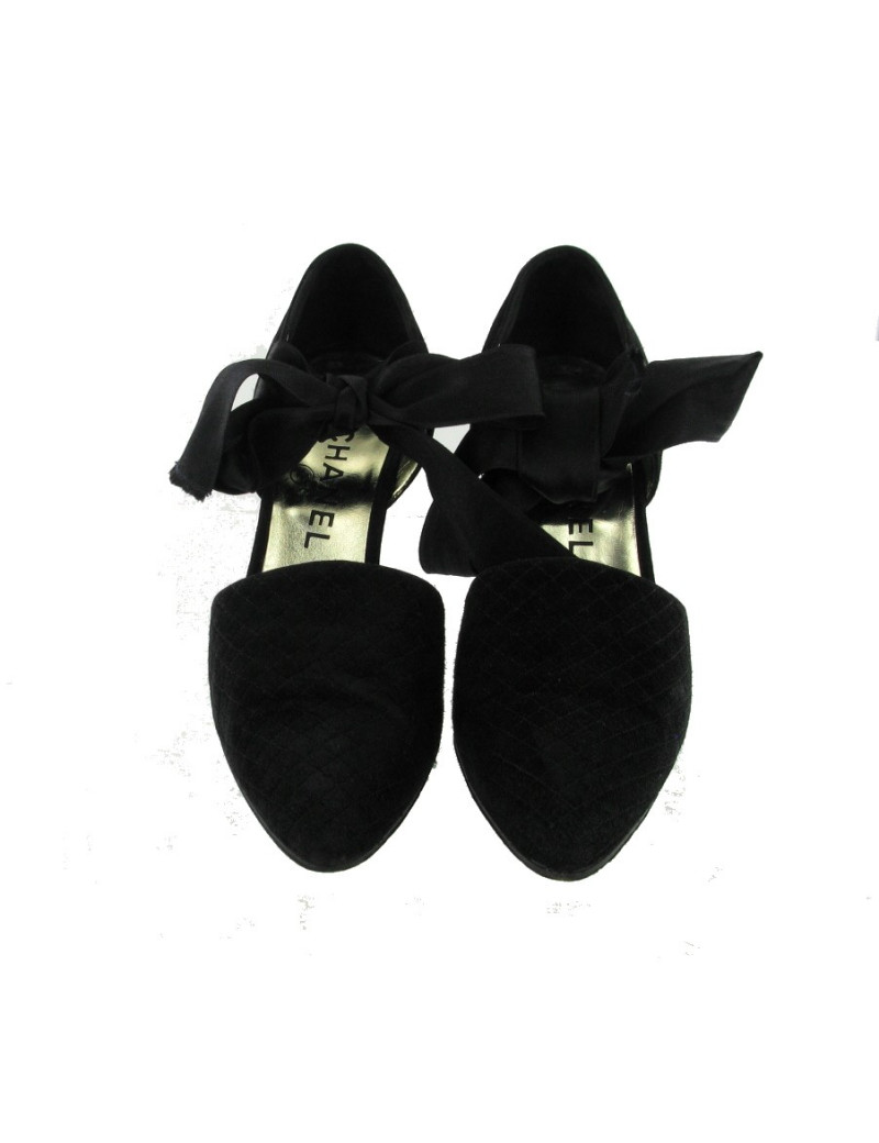 Escarpins T37.5 CHANEL couture