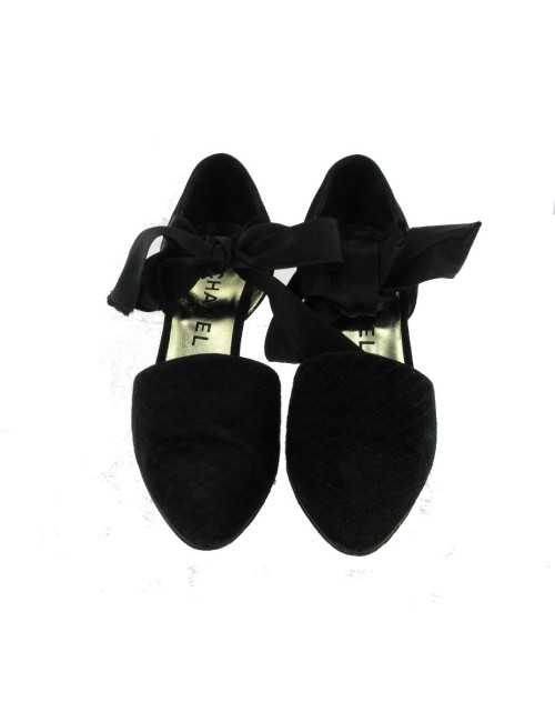 Escarpins T37.5 CHANEL couture