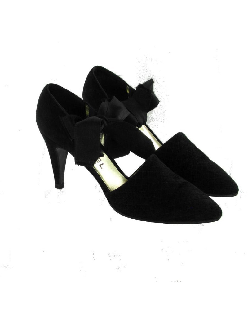 Escarpins T37.5 CHANEL couture
