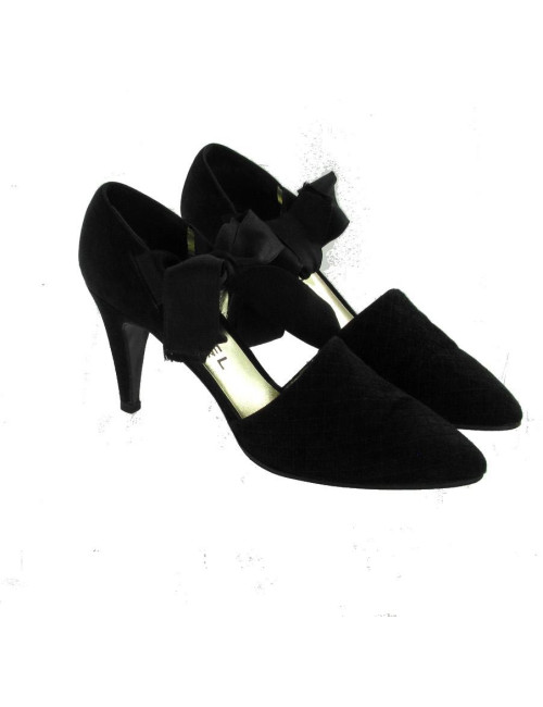 Escarpins T37.5 CHANEL couture