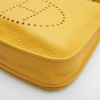 HERMES Evelyn II bag in yellow togo grained leather