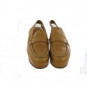 Moccasins T35 HERMES leather gold