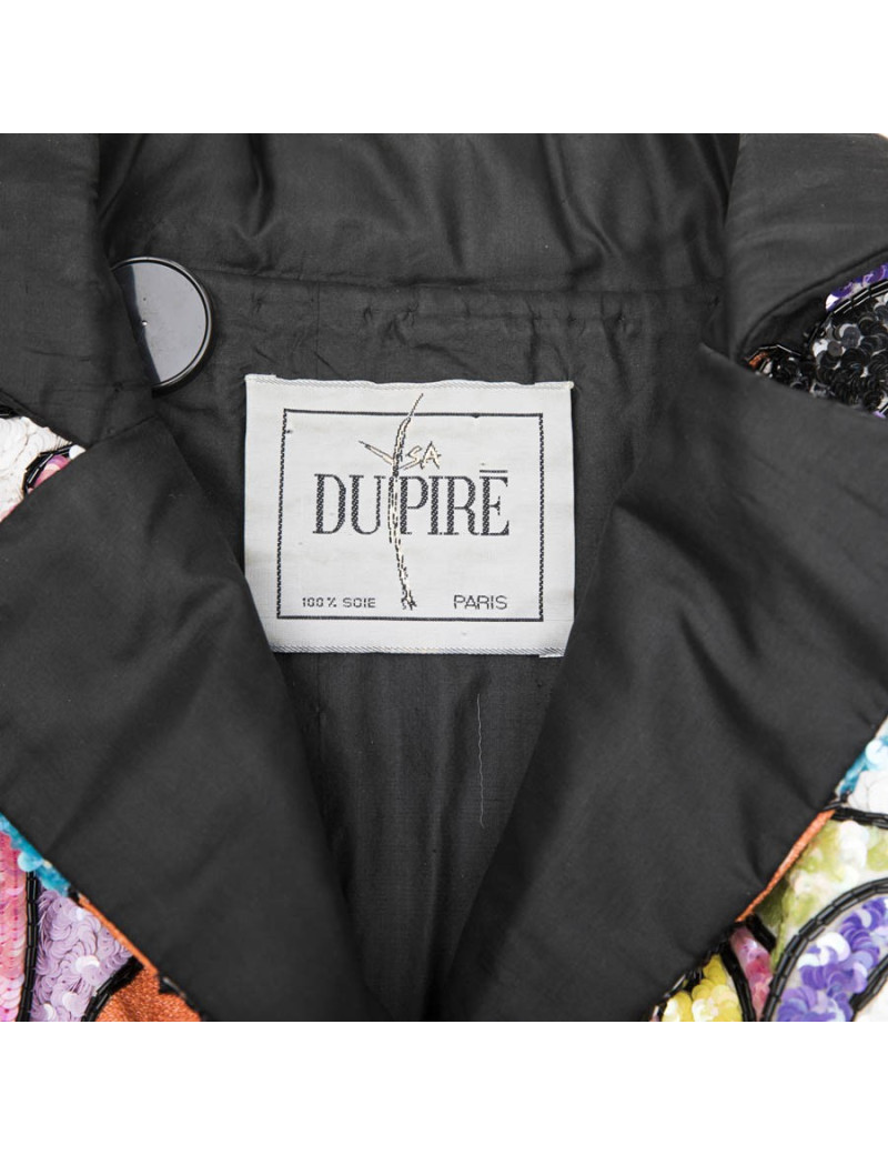 Blouson YSA DUPIRE T 40 Pailettes multicolores