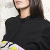 EMILIO PUCCI jacket in black jersey with printed patterns T38