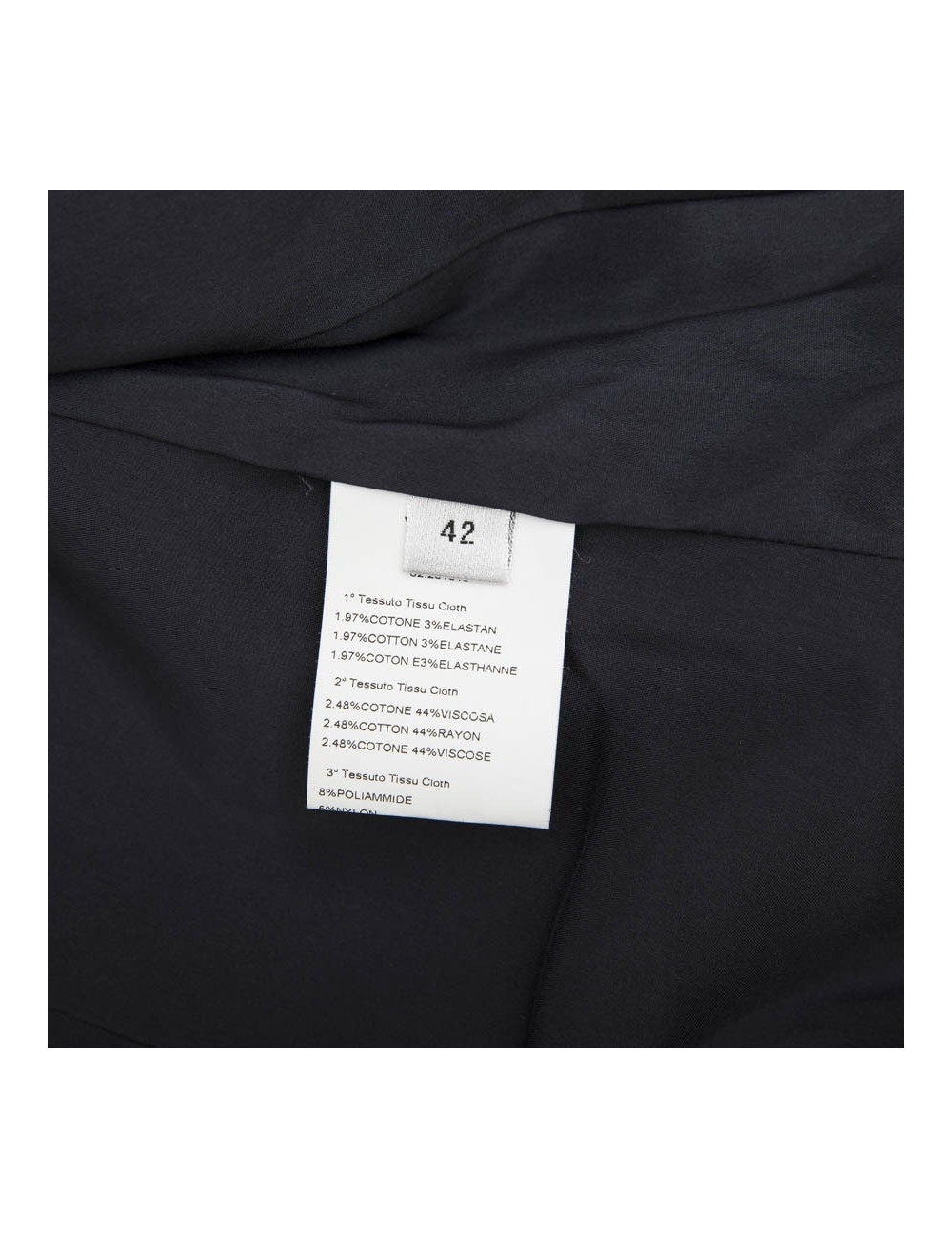 Veste KARL LAGERFELD bleu et bordé de tweed