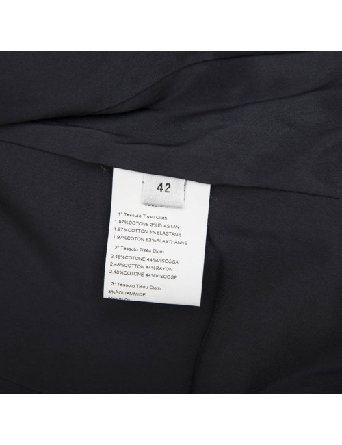 Veste KARL LAGERFELD bleu et bordé de tweed