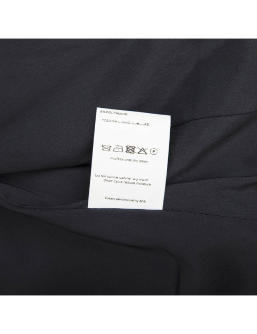 Veste KARL LAGERFELD bleu et bordé de tweed