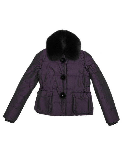 Doudoune CHRISTIAN DIOR violet moiré